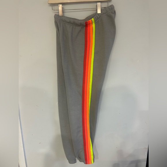 Aviator Nation Stripe Sweatpants Size M - Picture 1 of 5